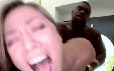 Rico Strong dicking down Kristina Rose with ease. Had her screaming from the good dick. She was feeling Rico before the scene on the BTS.