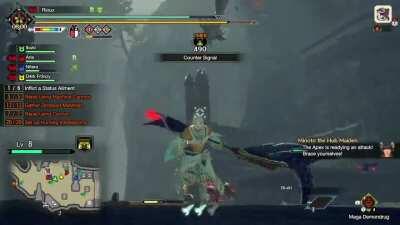 Learning how to fly with an Apex Rathalos