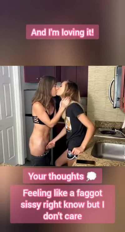 Handjob and facial. Sissy Captions