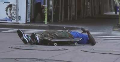 HMFT after skating without a helmet