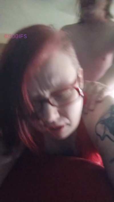 Face view from the front as I get filled in the behind.... 🥰