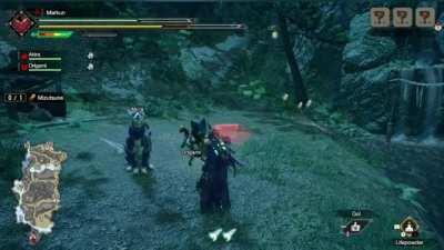 Meanwhile in MHRise Demo....