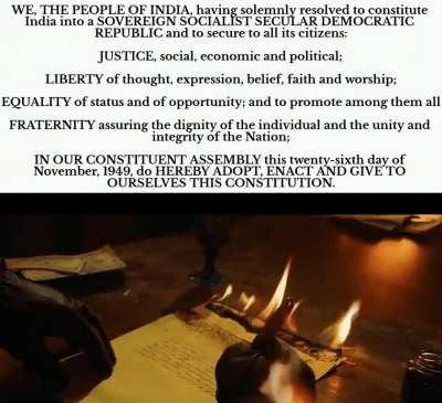 I LOVE THE CONSTITUTION OF INDIA AAAAA!!!!!