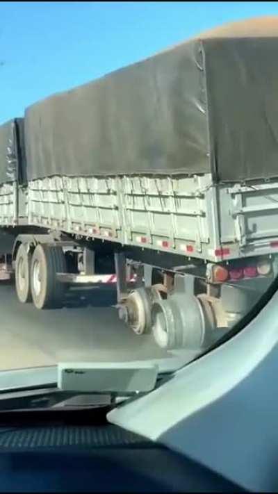 Driving on a highway like this is a very bad idea