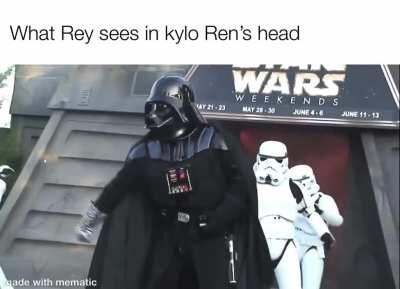 What Rey sees in kylo Ren’s head