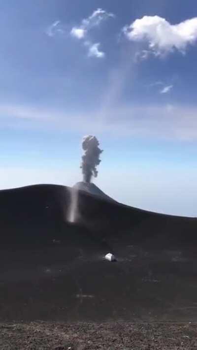 Tornado and Volcano