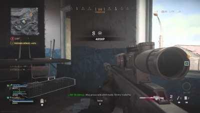 My friend just hit a 562 meters (614 yards) snipe