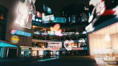 赛博朋克世界下的重庆（原标题有误）