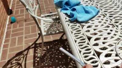 The way the squeegee fits.