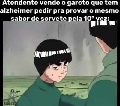 Então esse é o segredo pra conseguir sorvete de graça.

