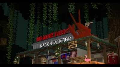 IS THAT A MAN RIDING A SHRIMP?