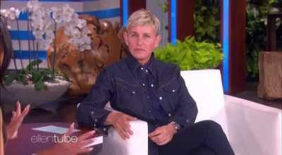 Ellen wasn’t feeling Pete getting Kim branded on his chest