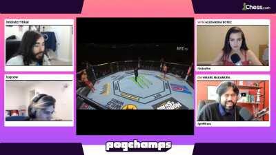 Hikaru and gang watches the UFC