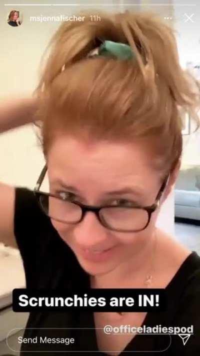 Scrunchies are definitely in!