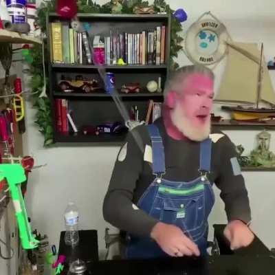 Smell like wet metal