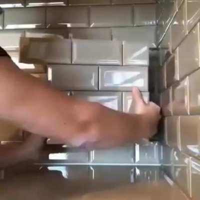 Create Awesome Hidden Tiles Doors