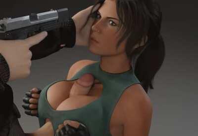 Lara giving a titjob (nagoonimation)