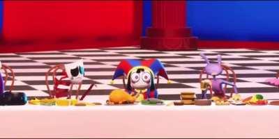 Harlequins when cegorach tells them they live in a tabletop game: