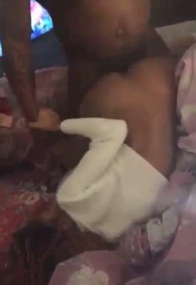 She talking about stop it’s all disrespect over here should have listen to your father😂. I got a all heat over here