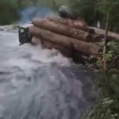 Timber carrier .Kavkaz