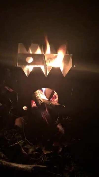 New Varusteleka pocket stove is beast. 1L cold water at roiling boil in 6 min.