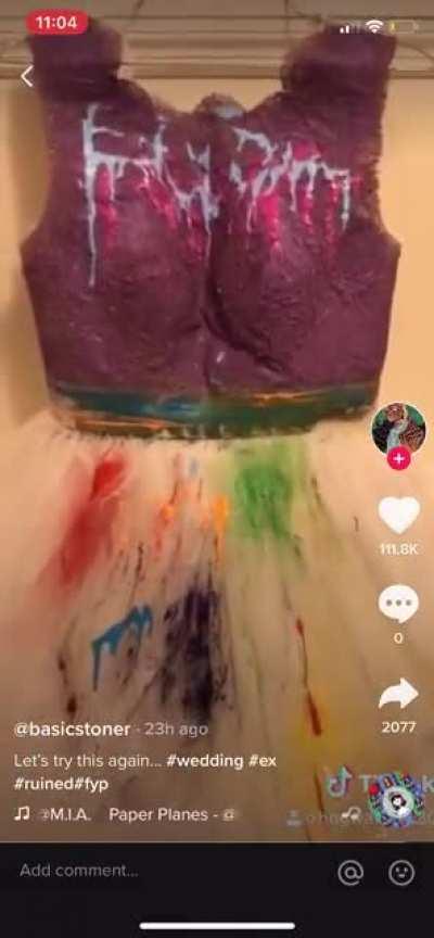 Some crazy girl fucks up her friends wedding over her friend marrying her ex