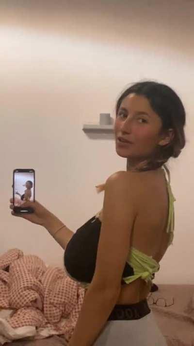 Celina from the Side😯