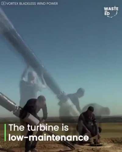 Vibrating wind turbine