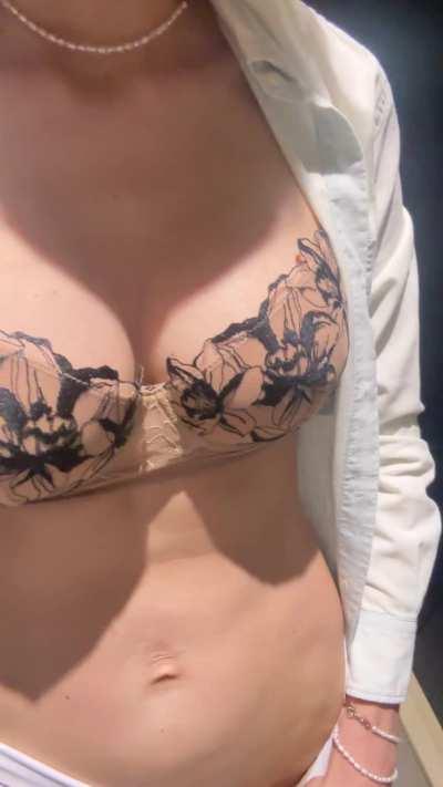 How many times could you move up and down with your dick between my fuckdoll tits?