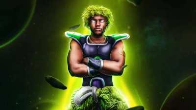 Animated Josh x Broly stream screen for the homie. 🎨