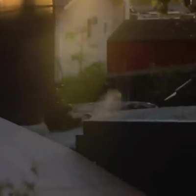 Hesitating on the Mega Ramp