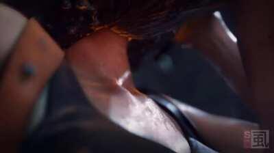 Claire Redfield vs Demogorgon [Resident Evil] (shirami)