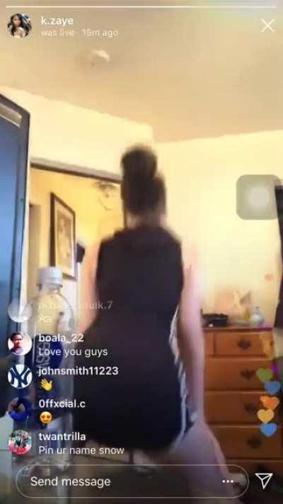 Snow twerking *Dress comes off*