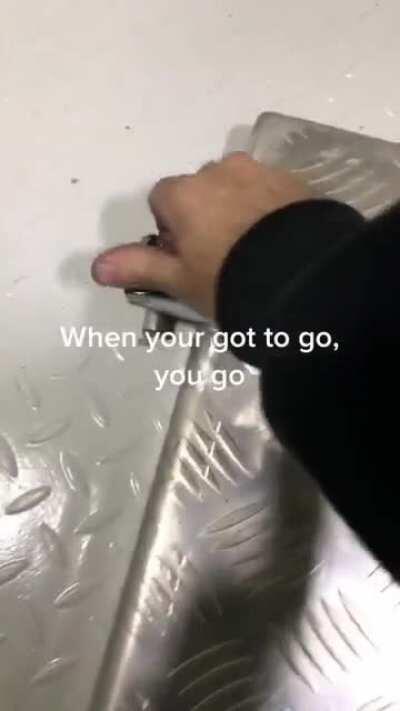 Working on a wind turibine