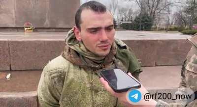 Another captured Russian soldier calling his mother. Can someone translate, please?