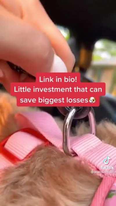 POS using someone’s injured dog to promote there product