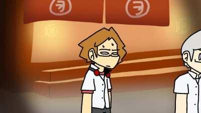 Yosuke is getting tired of the sauna