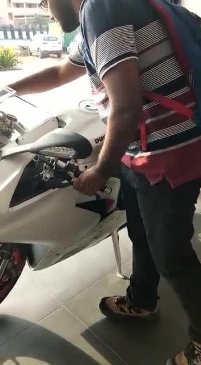 Startup of the white spaceship 🤍