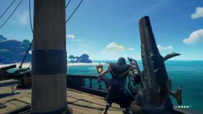 Do you think you can harpoon me out a cannon?