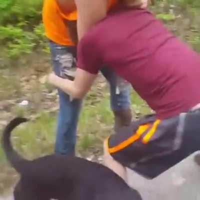 Dived headfirst into a choke