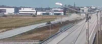 Missed slightly their exit but thought they would still make it...