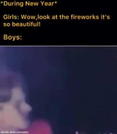 My dude acted like nothing happened