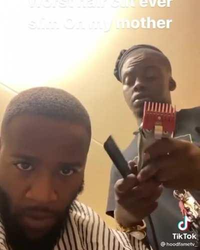 Perc hit his ass mid cut