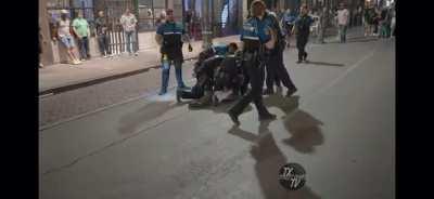 Horse, sucker punch, pepper spray, 40yd dash, tazer, tweaker, horse