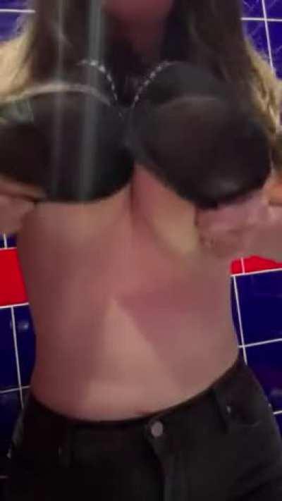 Let's go out for dinner and you can have my H cups for dessert.