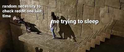 Should be sleeping right now but...