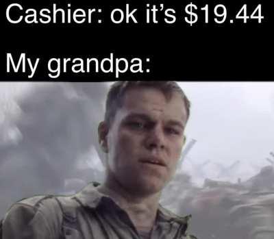 The cashier’s German accent didn’t help