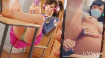 D.va gets recognized (Lvl3Toaster)