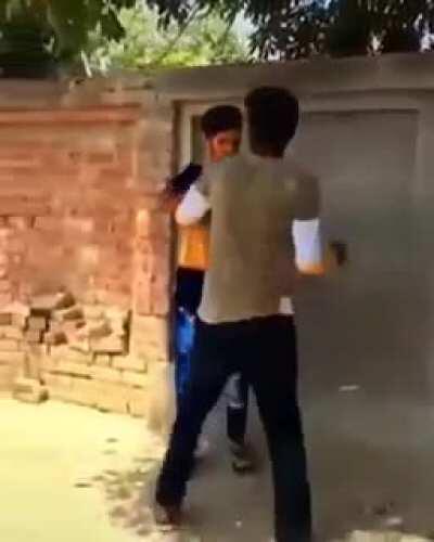 Absolute chad gives man an iPhone