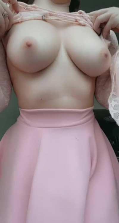 This top is so small and see through, I may as well just take it off